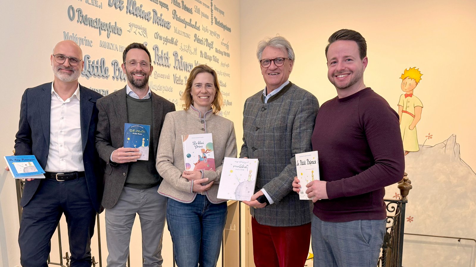 v.l.n.r.: Thomas Burillo, Nicola Probst, Monika Vollmer Michel, Jean-Marc Probst, Philipp Eng